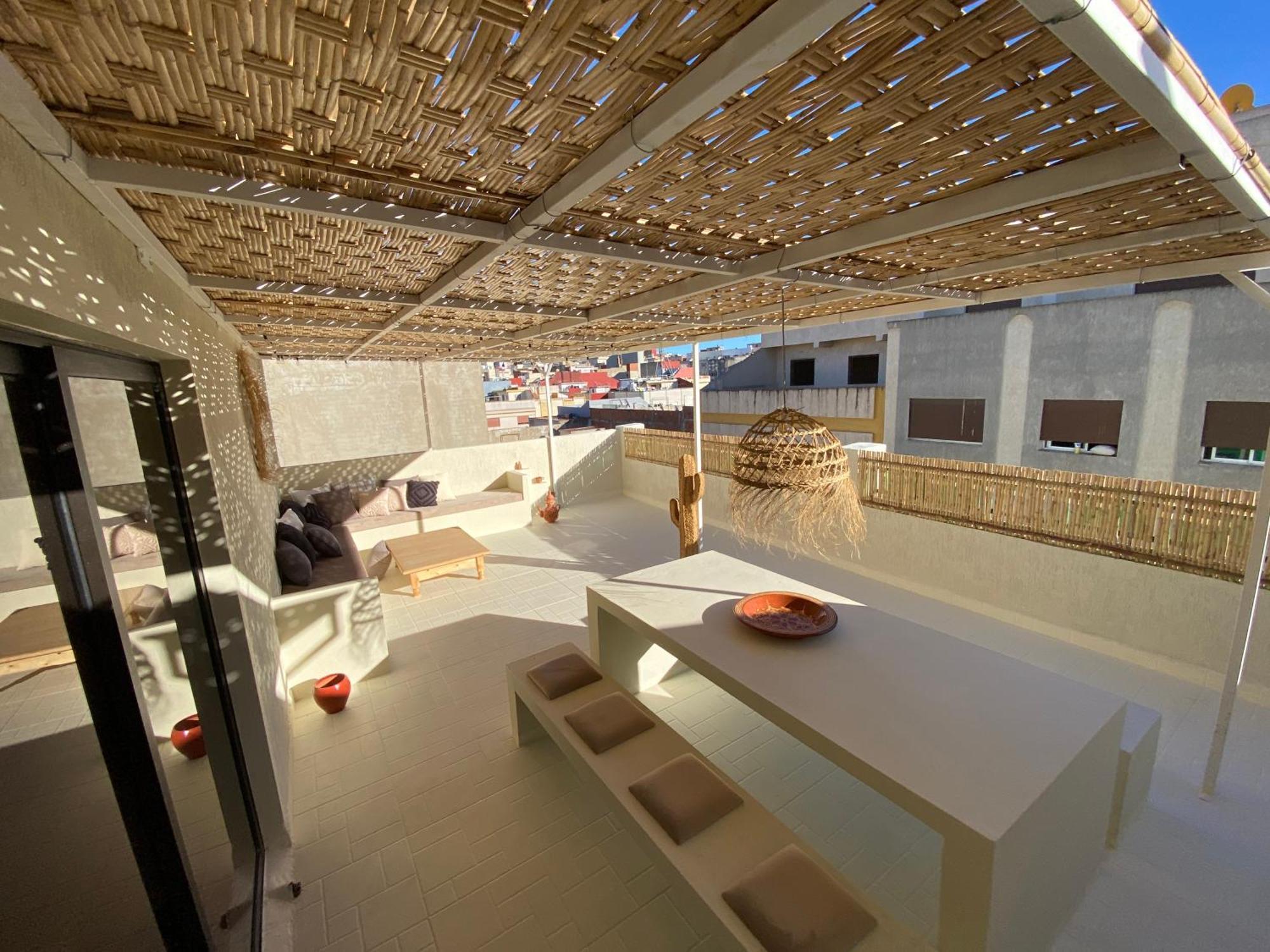 Magnificent Apartment With Private Rooftop Terrace Tanger Buitenkant foto